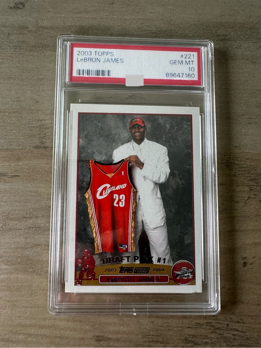 Topps Red LeBron James Rookie Card (2003)
